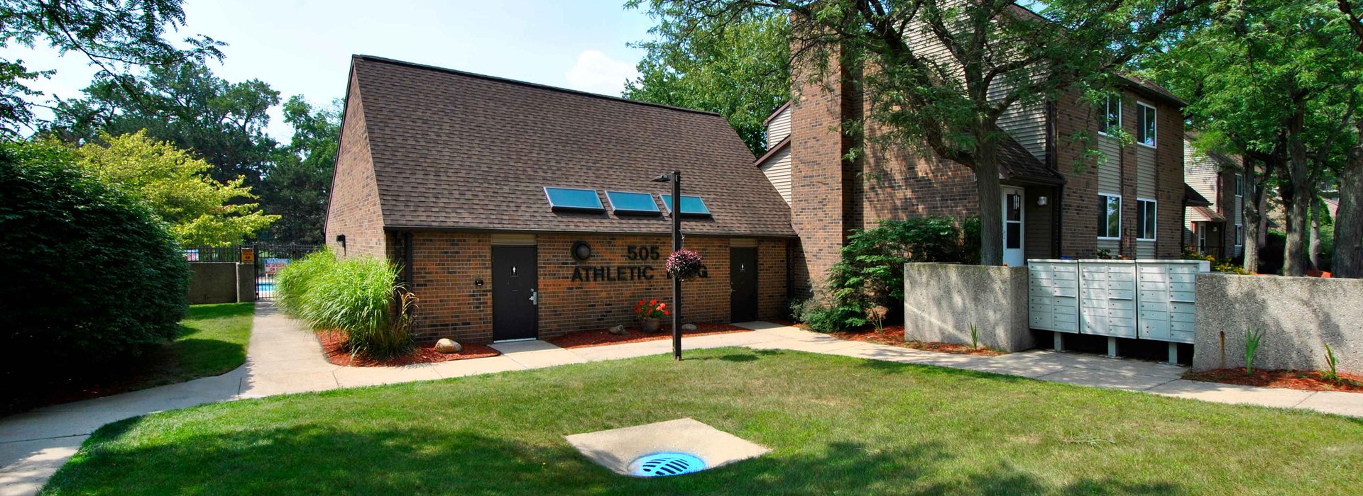 Riverfront exterior view